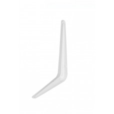CONSOLA TIP L 300/350 MM DIN TABLA PENTRU SUSTINEREA POLITELOR, ALBA