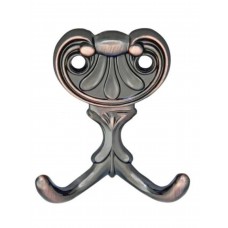 CUIER METALIC VINTAGE ROMANCE CU 2 PICIOARE - CUPRU ANTIC          