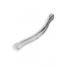 MANER METALIC CU INSERTIE DIN PLASTIC NETED PE MIJLOC 224 MM - CROM/SATIN
