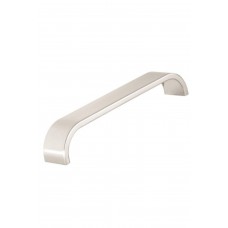 MANER METALIC DESIGN MODERNIST CU INFLEXIUNI LUCIOASE - NICHEL MAT LUSTRUIT  