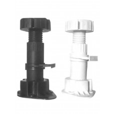 PICIOR DIN PLASTIC CU REGLAJ PENTRU BUCATARIE 120MM, 3 PIESE NEGRU
