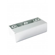 PICIOR DIN PLASTIC PENTRU MOBILIER 25X83X40MM, CROMAT      