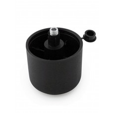 PICIOR DIN PLASTIC REGLABIL Φ50, H=27MM - GRI SATINAT          