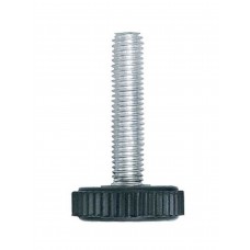 PICIOR REGLABIL CU SURUB M6X30 Φ16MM NEGRU