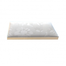 PANOU MDF 2800X1220X18 MM- HG ALB FLORAL 628