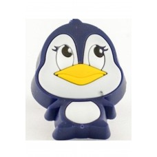 BUTON DIN PLASTIC SOFT TOUCH PINGUIN - ALBASTRU             