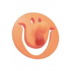 BUTON DIN PLASTIC SMILEY FACE - PORTOCALIU