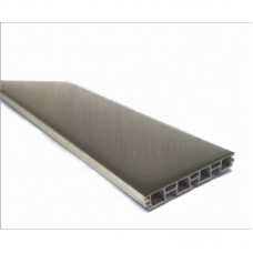 PLINTA DIN PLASTIC CU FOLIE DIN ALUMINIU, 150X4000MM - INOX