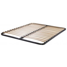 RAMA METALICA CU SOMIERA DIN LEMN PENTRU PAT DUBLU 1400X1900 MM 