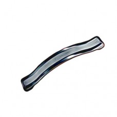 MANER METALIC TIP ARCADA CU INSERTIE DIN STICLA 160MM - NICHEL NEGRU