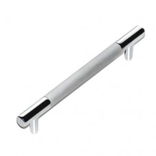 MANER METALIC TIP BARA ALUMINIU CU CAPETE CROM 160 MM - SATIN