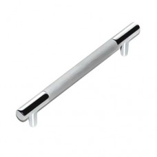 MANER METALIC TIP BARA ALUMINIU CU CAPETE CROM 192 MM - SATIN
