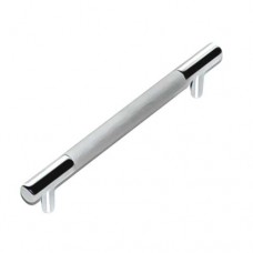 MANER METALIC TIP BARA ALUMINIU CU CAPETE CROM 256 MM - SATIN