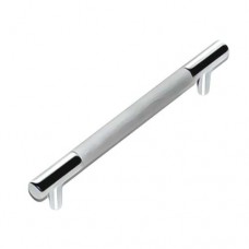 MANER METALIC TIP BARA ALUMINIU CU CAPETE CROM 96 MM - SATIN