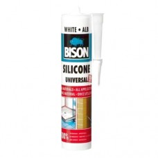 SILICON UNIVERSAL ALB 280ML BISON            