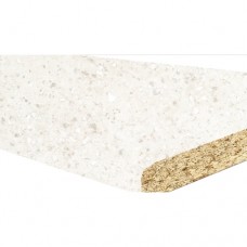 BLAT DE MASA ROTUNJIT PE AMBELE LATURI  4100X900X38 MM  BEJ DESCHIS LACANO