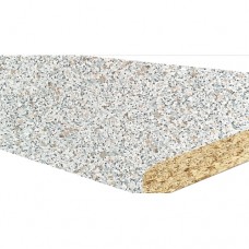 BLAT DE MASA ROTUNJIT PE AMBELE LATURI  4100X900X38 MM  RAVENNA GREY