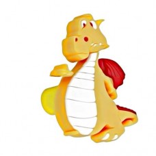 BUTON DRAGON DIN PLASTIC SOFT TOUCH - GALBEN               
