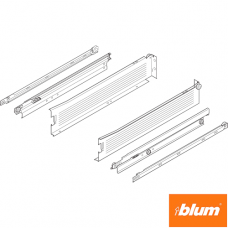 Laterală din oţel METABOX M (86 mm), Extensie totală, 30 kg, NL=270 mm, Versiune cu şuruburi, stânga/dreapta