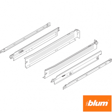 Laterală din oţel METABOX N (54 mm), Extensie totală, 30 kg, NL=270 mm, Versiune cu şuruburi, stânga/dreapta