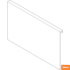 AMBIA-LINE Adaptor pt perete posterior din lemn pentru LEGRABOX Extragere cu front înalt Înălţime F, Oţel