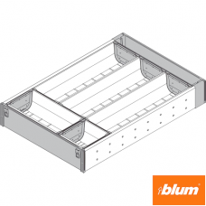 ORGA-LINE Set de casete (cu ocupare parţială), pentru Sertar din lemn, NL=450 mm, Lăţime=285 mm