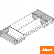 ORGA-LINE Set de casete (cu ocupare parţială), pentru TANDEMBOX Sertar, NL=450 mm, Lăţime=192 mm