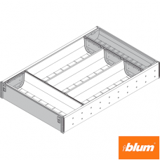 ORGA-LINE Set de casete (cu ocupare parţială), pentru TANDEMBOX Sertar, NL=450 mm, Lăţime=282 mm, pentru SPACE CORNER