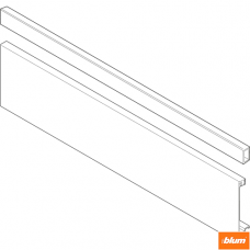 LEGRABOX Front din aluminiu, pentru Sertar interior şi extragere interioară cu traversă, KB=1200 mm, pentru debitat