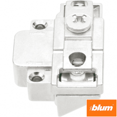 CLIP Plăcuţă de montaj, dreaptă (31 mm), 0 mm, Zinc, şuruburi, reglaj pe înălţime: Excentric, stânga, pentru rame de aluminiu înguste