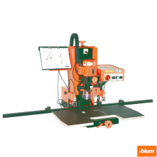 PRO-CENTER - Maşină de găurit şi de montat feronerie, Găurire verticală/ orizontală, 3 x 400 V / 50/60 Hz